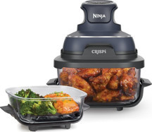 Ninja CRISPi 4-in-1 Taşınabilir Cam Hazneli Pişirme Sistemi - Blue - Image 1