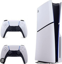 Sony Playstation 5 1 TB Slim CD Edition Oyun Konsolu + 2. PS5 Kol Beyaz - Image 1