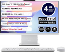 Lenovo Ideacentre Aıo 27ARR9 R7-7735HS 16GB 512GB SSD 27 Fhd IPS Freedos 27" Aıo Bilgisayar F0HQ008GTR 4 Yıl Garantı - Image 1