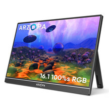 ARZOPA Z1C 16.1 inç 60Hz Full HD IPS Type-C Taşınabilir Monitör - Image 1