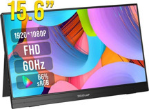 Zeuslap AP156 15.6'' 1920X1080 60Hz Fhd Ads-Ips Panel Type-C, Ultra Ince Taşınabilir Monitör (ZL-AP156) - Image 1