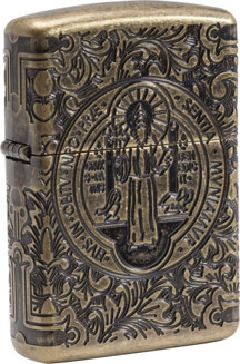 Zippo Çakmak / 29561 St Benedict Design / Armor / Z-29719 - Image 1