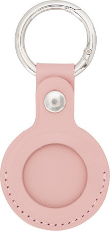 PLM Apple AirTag Uyumlu Deri Anahtarlık, NU2 Pembe - Image 1