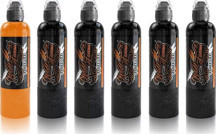 World Five Stage Shading 5'li Gölge Boyası Seti - World Famous Ink Dövme Boyası - 4oz/120ml (+Solüsyon) - Image 1