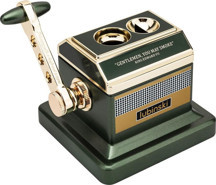 Lubinski Vintage Special Edt. Metal Masa Puro Kesici Giyotin Double Cutter Yeşil - Image 1