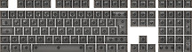GameRaider Cherry Single Shot PC (Full Set) Şeffaf Türkçe Keycap Set - Image 1