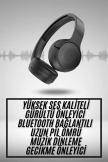 Butik Yeni Nesil Kulak Üstü Bluetooth Kulaklık Type-C Girişli Yüksek Ses Kaliteli - Image 1