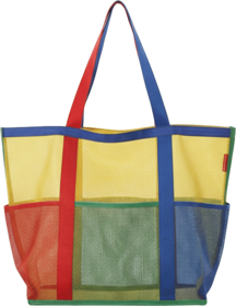 Baghashtag Color Pop 96 Limited Edition: 6 Cepli Çok Renkli File Plaj Çantası - Image 1
