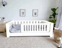 MiniWood Markaawm Zambak Beyaz Montessori Yatak Çocuk Ve Bebek Karyola - Image 1