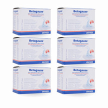 Betasan Betagauze Steril Emici NonWoven Kompres 7,5cmx7,5cm (5x20) - 100'lü Kutu x 6 Kutu (600 Adet) - Image 1