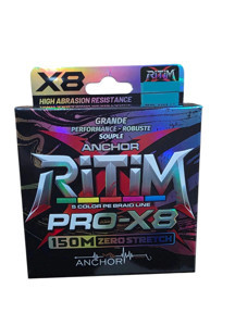Anchor Ritim X8 pe Multicolor 150 mt 0,08mm İp Misina - Image 1