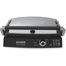 Schafer Grand Grill Tost ve Izgara Makinesii-Inox - Image 1