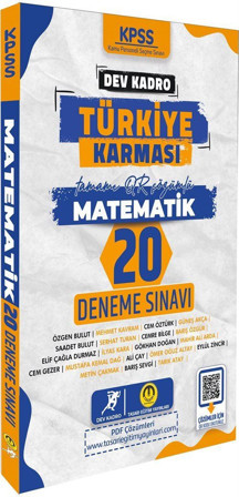 2024 KPSS Dev Kadro Türkiye Karması Matematik 20 Deneme - Tasarı Akademi - Image 1