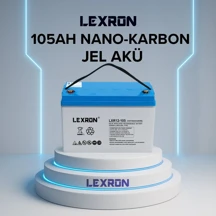 Lexron 105AH-12V Nano-Karbon Jel Akü - Image 1