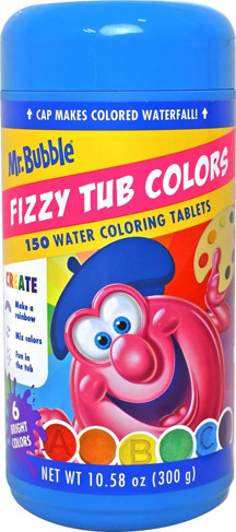 Mr.Bubble Fizzy Tub Colors Renkli Banyo Tabletleri 150 Tablet - Image 1