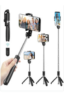Caılon Kablosuz Stant Tripod Katlanabilir Uzatılabilir Selfi Çubuğu Vlog Kit Tiktok İnstagram - Image 1
