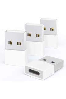 SYNTECH USB-C Adaptör 4'lü Paket Tip C Dişi USB Dönüştürücü MagSafe Apple Watch iPhone Uyumlu - Image 1
