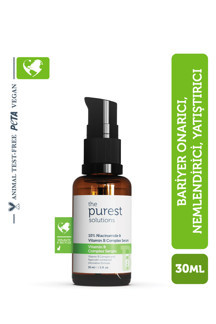 The Purest Solutions Yenileyici Ve Yatıştırıcı B Vitamini Cilt Bakım Serumu 30 ml (%10 Niacinamide + Provitamin B5) - Image 1