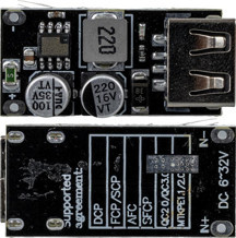 Usb Dc Step Down Modül Telefon Şarj 12V 24V To Q.C3.0 Usb Kart Devre - Image 1