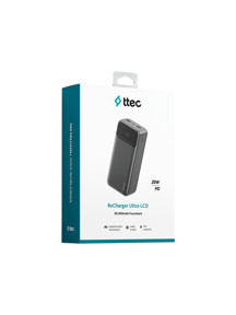 Ttec ReCharger Ultra LCD 30.000mAh PD 20W Taşınabilir Hızlı Şarj Aleti/Powerbank - 2BB270S - Image 1