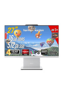 Lenovo Ideacentre 27Arr9 Amd Ryzen 7-7735Hs 16Gb 512Gb 27 Fhd Freedos Beyaz All İn One Bilgisayar - Image 1