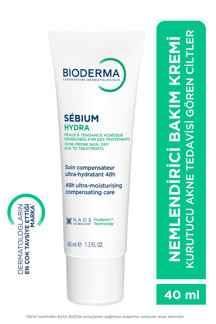 Bioderma Sebium Hydra Kurutucu Akne Tedavisi Gören Ciltler Seramid İçeren Yoğun Nemlendirici Bakım Krem 40ml - Image 1