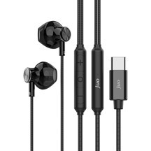 Juo Type-C Mikrofonlu Kablolu Kulak İçi Kulaklık Metal DAC Çip Destekli ENC Gürültü Engelleme - Image 1