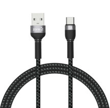 Maks Technology Siyah Shira Serisi Type-c Usb Kablo 1 Metre-​MKST - Image 1