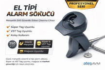 Profesyonel El Tipi Alarm Sökücü Manyetik EAS Etiket Çıkarma Cihazı Süper Tag VST Uyumlu - Image 1