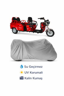 Arora Marka Xlt 48 A Navara Üç Tekerlekli Elektrikli Moped Motor Brandası Su Gecırmez Kumaş - Image 1