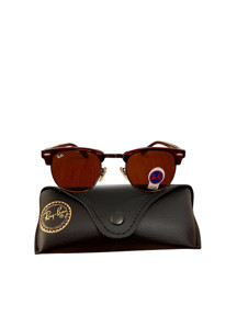 RAY BAN OVAL KAHVERENGİ GÜNEŞ GÖZLÜĞÜ EKARTMAN 58 - Image 1
