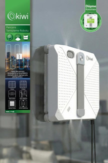 Kiwi KWC-7140 Pencere Temizleme Robotu | 3500Pa Emiş & 3 Mod & Su Hazneli - Image 1