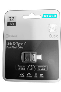 Axwer 32Gb Usb Type-C Bellek Usb3.0 - Image 1