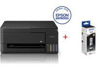Epson Ecotank L3350 Wi-Fi + Tarayıcı + Fotokopi Renkli Çok Fonksiyonlu Tanklı Yazıcı C11Cl62413 +  Siyah Mürekkep Hediyeli - Image 1