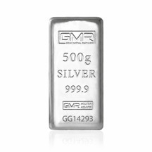 AgaKulche 500 Gram 999.9 Ayar GMR Külçe Gümüş - Image 1