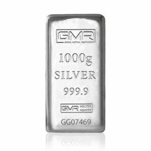 AgaKulche 1000 Gram 999.9 Ayar GMR Külçe Gümüş - Image 1