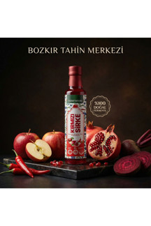  Bozkır Tahin Merkezi Kırmızı Sirke 500 ml doğal fermente (renklendirici koruyucu içermez) - Image 1