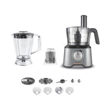 Karaca Mastermaid Power Multifunctional 10 in 1 Mutfak Robotu 2000W Galaxy Grey - Image 1