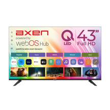 Axen AX43QFMLN-W02S 43" 109 Ekran Full HD QLED WebOS Smart TV Kablosuz Ekran Yansıtma HDR Wi-Fi - Image 1