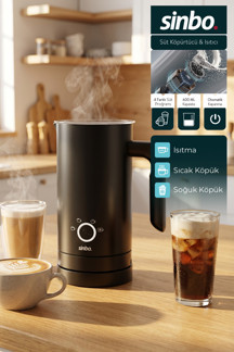Sinbo STO-6736 Barista Tipi Süt Köpürtücü ve Isıtıcı Sıcak & Soğuk Köpük 500W - Image 1