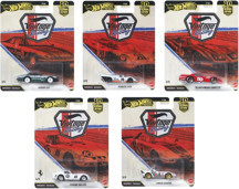 Hot Wheels Premium Car Culture Vintage Racing 5'li Set Porsche 917K Ferrari 250 GTO Lancia Stratos - Image 1
