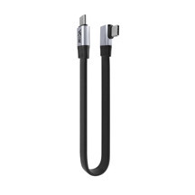 Vcom CU582RA-2.0 Type-C USB4 V2 90 Derece Düz 2.0m Şarj Kablosu - Image 1