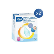 Wee Baby Burun Aspiratörü Yedek Uç Seti (10x2 20 Adet) - Image 1