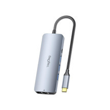 VegGieg 4K 60Hz HDMI Gigabit Ethernet 3*USB-A 2*Type-C 3.5mm Aux SD Micro SD Kart Okuyucu Çevirici Çoklayıcı Hub - Image 1