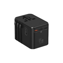 Ala Universal Seyahat Priz Dönüştürücü Adaptör, 45W Şarj Cihazı, 2x Usb Girişi, 3x Type-C Girişi, Uluslararası Güç Adaptörü, , UK, , AU Uyum - Image 1