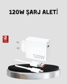 SOFRİVA 120W Hızlı Şarj Başlığı Ultra Güçlü Type-C Adaptör Kablo Dahil - RFIOVS7885-1455 - Image 1
