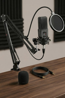 Midex Gm-Pro-ST Profesyonel Condenser Stüdyo Kayıt Mikrofon Paketi - Image 1