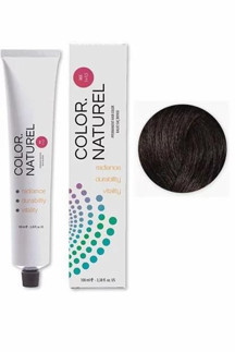 Color Naturel Kalıcı Saç Boyası 100 ml 4.0 Koyu Kahve - Image 1