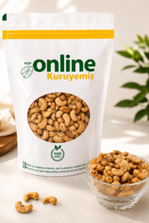 Kaju Fıstığı - Kavrulmuş - Tuzlu - Doğal Lekeli - 1 kg - Image 1