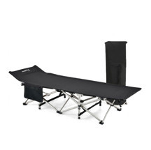 Madfox AeroLift Katlanır Kamp Yatağı Kampet BLACK - Image 1